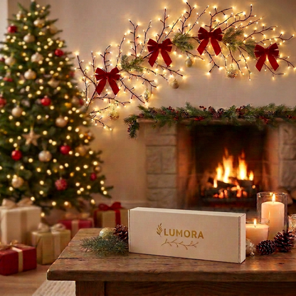 Enredadera de Luces Navideñas – LED Flexible, Luz Amarilla